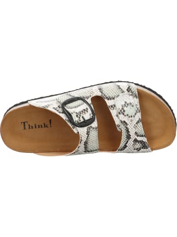 Think! Tieffußbett Pantolette CRISSI in Green