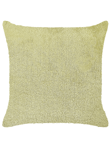 Beliani Dekokissen PILEA in Grün - (W) 45 x (H) 14 x (L) 45 cm
