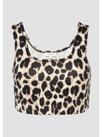 s.Oliver T-Shirt Bustier in 02A3_ecru