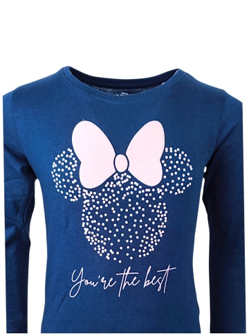 Disney Minnie Mouse Schlafanzug Disney Minnie Mouse in Dunkelblau