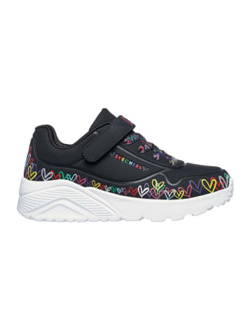 Skechers Sneakers Low UNO LITE HEART CRAZE in schwarz