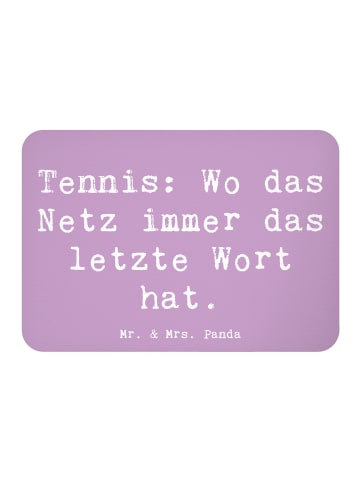 Mr. & Mrs. Panda magnet Spruch Tennis Netz mit Spruch in Lavendeltraum