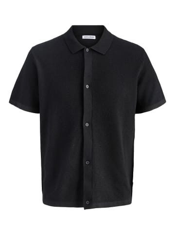 Jack & Jones Strick-Shirt in Black
