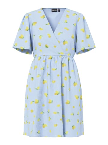 Pieces Midikleid in Cashmere Blue