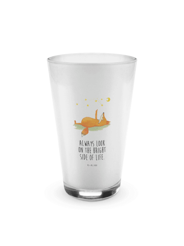Mr. & Mrs. Panda Blümchentailglas Fuchs Sterne mit Spruch in Transparent