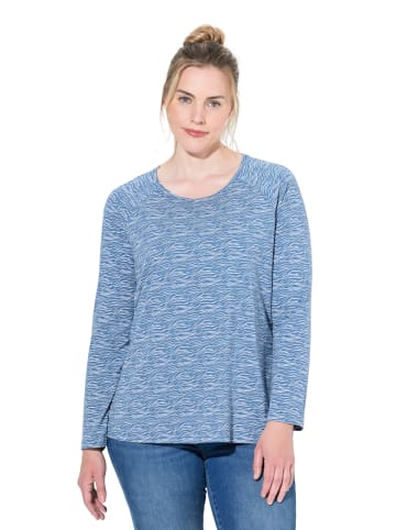 LAURASØN Langarmshirt in denimblau