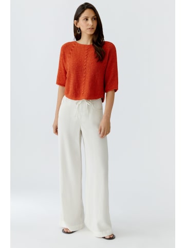 Oui Pullover in burnt tangarine