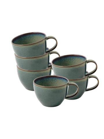 like. by Villeroy & Boch 6er Set Kaffeetassen Crafted 247 ml in Breeze