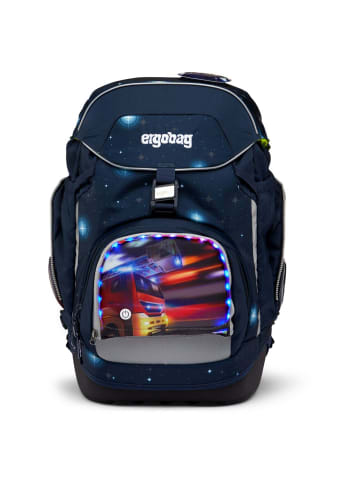 Ergobag Zubehör Pack / Cubo / Cubo light  Zippies "LED" - Zip Fronttasche (Raumschiff) in Feuerwehr