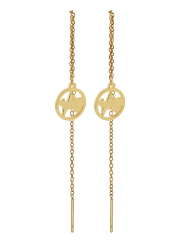 Adeliás Unisex Anhänger – Herzanhänger aus Edelstahl in gold