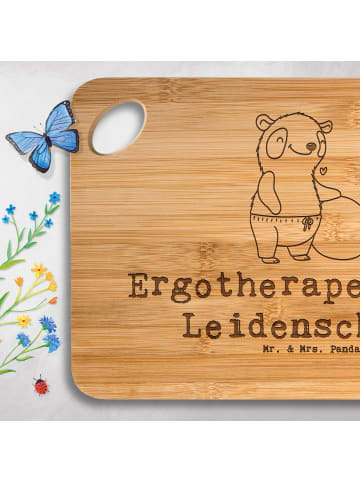 Mr. & Mrs. Panda Schneidebrett Ergotherapeut Leidenschaft mit Sp... in Braun