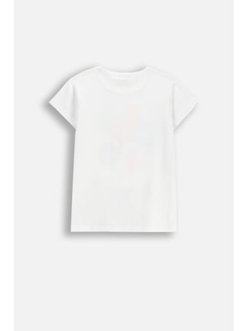 Coccodrillo T-Shirt mit kurzen Ärmeln in weiß