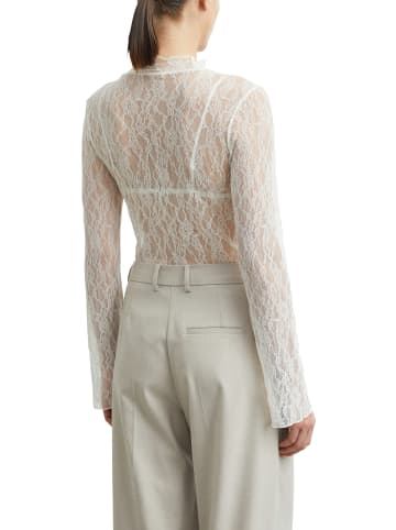 comma Langarmshirt in ecru