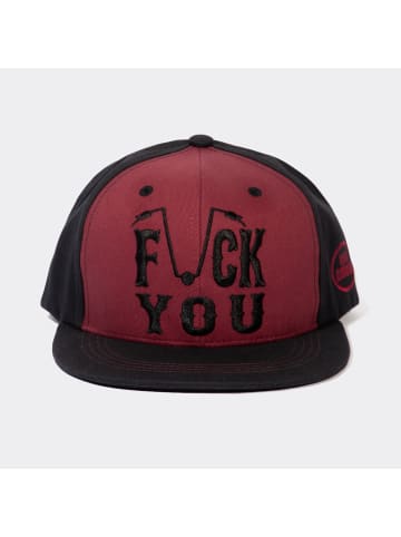 King Kerosin King Kerosin Snapback Cap F**k you in bordeaux