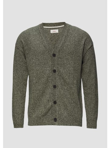 s.Oliver Strickjacke in 80X0_olivgrün