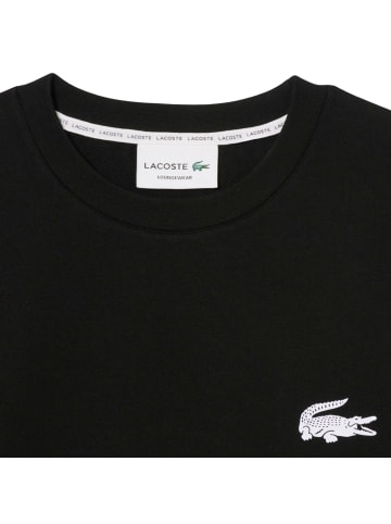 Lacoste Sweatshirt in Schwarz/Weiß
