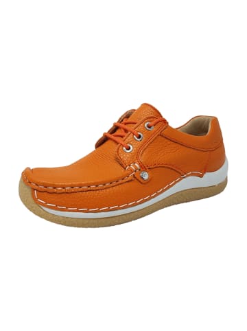 wolky Mokassins Schnürschuhe in Orange