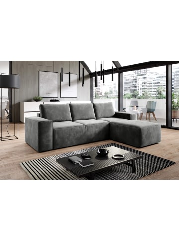 MF Design Rush Recamiere Rechts in Mausgrau -  (L) 302 x (B) 302 x (H) 95 cm