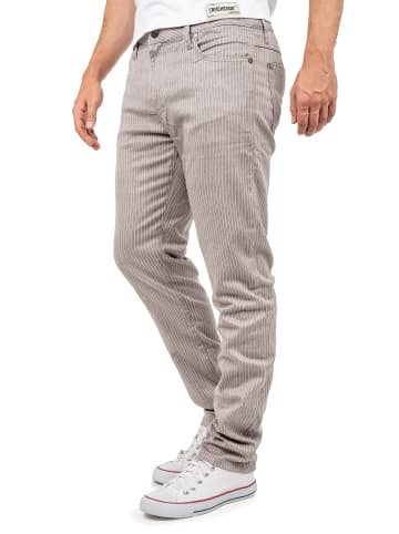 Cipo & Baxx Herren Slim Fit Hose Mid Waist in Grey