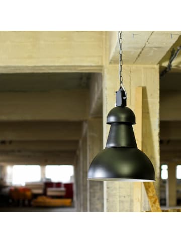 Licht-Erlebnisse Pendelleuchte Ø 36 x (T)140 cm in Schwarz