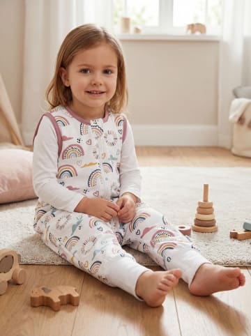 TupTam Babyschlafsack mit Beinen Unwattiert in weiß Modell 4