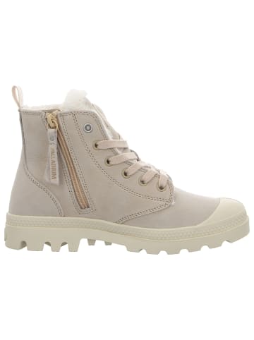 Palladium Schnürstiefelette in beige