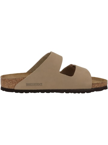 Birkenstock Sandale Arizona geöltes Nubukleder schmal in braun