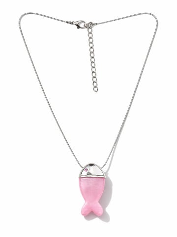 collezione alessandro Kurze Kette " Pescare " in rosa