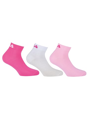 Fila Socken 3er Pack in Pink Panther