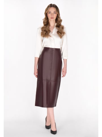 DreiMaster Women Skirt in burgundy