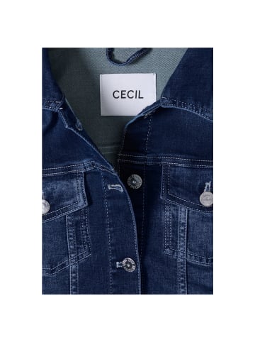 Cecil Jeansjacke in mid blue wash