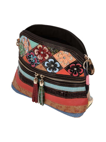 usha FESTIVAL Women Satchel in Red Blue Multicolor
