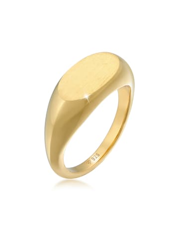 Elli Ring 925 Sterling Silber Siegelring in Gold