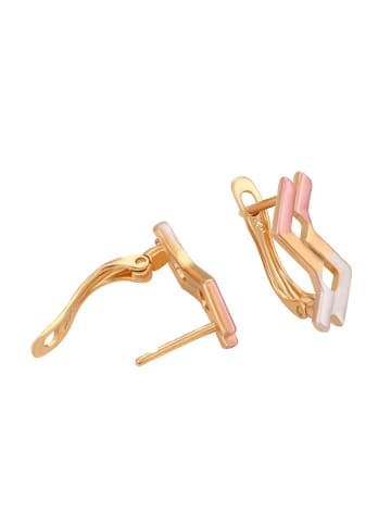NAEMI Women Earrings in Rose Gold Silver