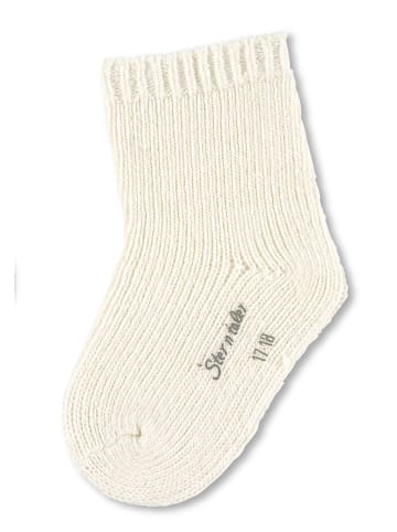 Sterntaler Socken Wolle in ecru farbend