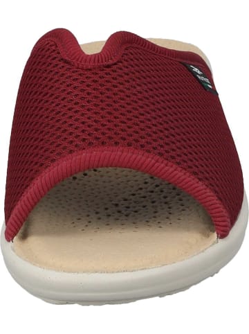 FlyFlot Pantoffeln, Plateau-Sandaletten in bordeaux