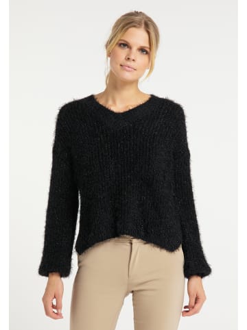 usha WHITE LABEL Damen Strickpullover in Schwarz
