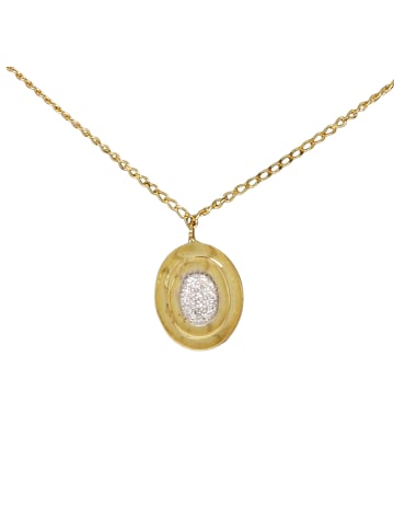 Luxxos Collier "13 Diamanten 375 GG" in Gold