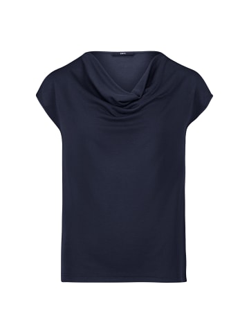 Zero  Jerseyshirt mit Wasserfallausschnitt in Hydrangea