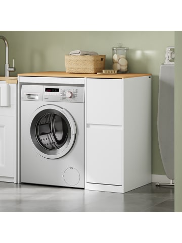 SoBuy Wäschekommode in Reinweiß - (W) 60 x (H) 95 x (L) 100 cm