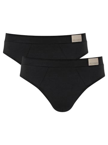 Sloggi Slip 2er Pack in Schwarz