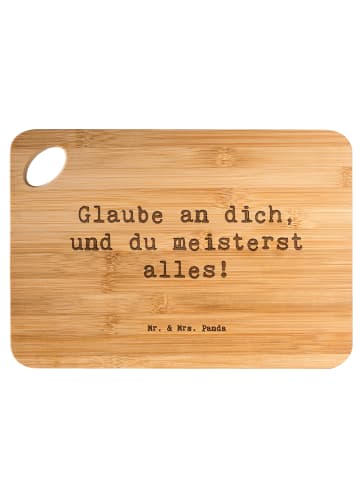 Mr. & Mrs. Panda Schneidebrett Spruch Stolpersteine im Alltag me... in Braun