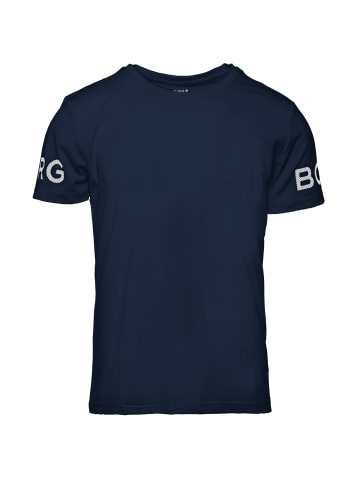 Björn Borg Trainingsshirt Tee in blau