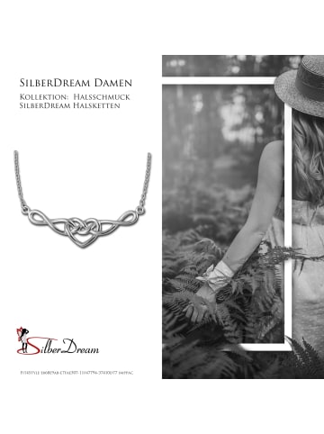 SilberDream 925 Sterling Silber Damen SilberDream Halsketten Tribal  ca. 45cm