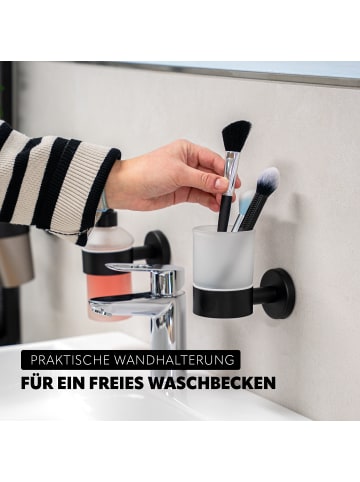 bremermann Glasbecherhalter Piazza Black ca. 6,5 x 9,5 x 11 cm (B/H/T)