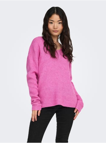 ONLY Strickpullover in Super Pink 1