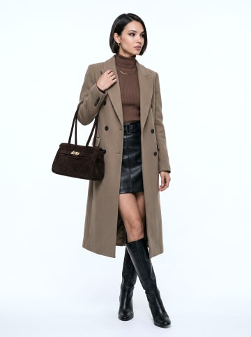 Forty degrees Handtasche Lanverra echt Leder in dunkelbraun