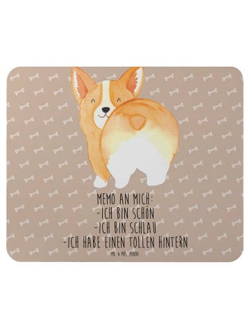 Mr. & Mrs. Panda Maus Pad Corgi Po mit Spruch in Hundeglück