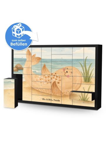 Mr. & Mrs. Panda Befüllbarer Adventskalender Robbe Liegen Design... in Weiß