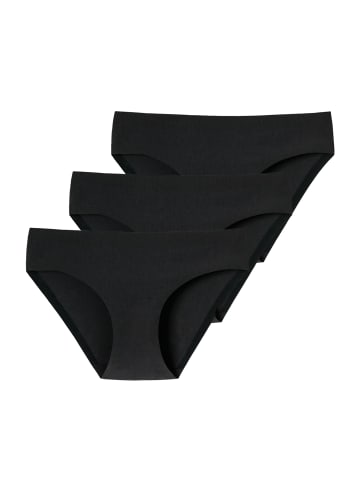 Schiesser Slip Invisible Cotton in Schwarz